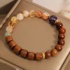 Sandalwood Citrine Protection Bracelet Sandalwood Citrine Protection Bracelet