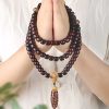 Three-Eyed Dzi Bead & Jade Luck Bracelet Three-Eyed Dzi Bead & Jade Luck Bracelet