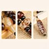 Three-Eyed Dzi Bead & Jade Luck Bracelet Three-Eyed Dzi Bead & Jade Luck Bracelet