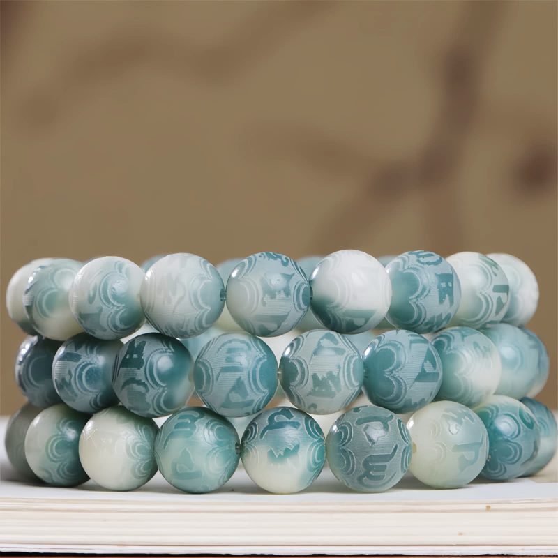 Tibetan Bodhi Seed Om Mani Padme Hum Bracelet Tibetan Bodhi Seed Om Mani Padme Hum Bracelet
