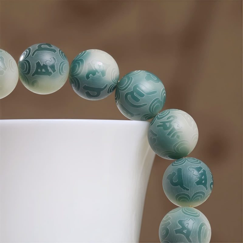 Tibetan Bodhi Seed Om Mani Padme Hum Bracelet Tibetan Bodhi Seed Om Mani Padme Hum Bracelet