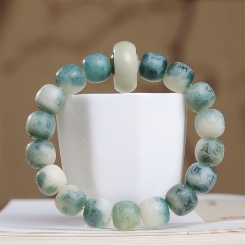 Pulseira Tibetana de Sementes de Bodhi Om Mani Padme Hum