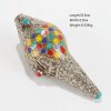 チベット職人謹製 天然彩色シャンカ(法螺貝)|豊かさを招く聖なるインテリア Tibetan Handmade Natural Colorful Shankha Wealth Home Decor