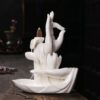Tibetischer Lotus-Räuchergefäß aus Lila Tonerde Tibetan Purple Clay Lotus Incense Burner - 16