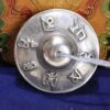Tibetische Weißkupfer Tingsha-Glocke: Klangvolle Harmonie der Sechs Wahren Worte Tibetan White Copper Tingsha Bell Six True Words Healing Decoration - 3