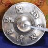 Tibetische Weißkupfer Tingsha-Glocke: Klangvolle Harmonie der Sechs Wahren Worte Tibetan White Copper Tingsha Bell Six True Words Healing Decoration - 4