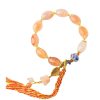 Tibetan White Jade Agate Confidence Bracelet Tibetan White Jade Agate Confidence Bracelet