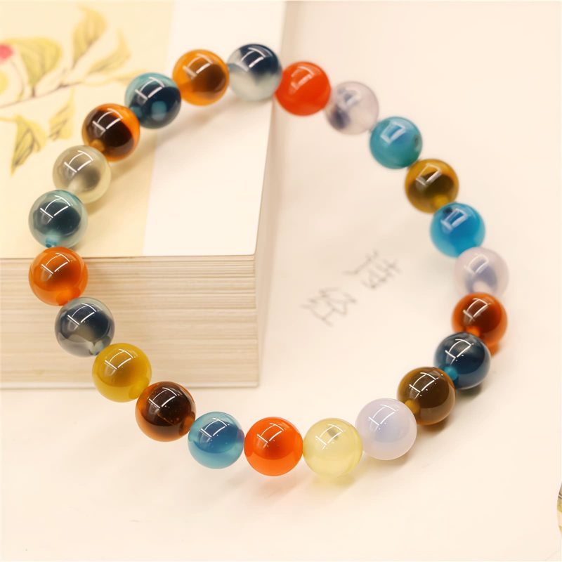 Colorful Candy Agate Bracelet Colorful Candy Agate Bracelet