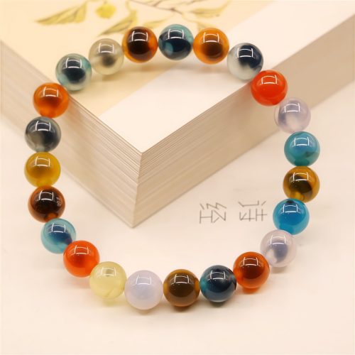 Pulseira de Ágata Candy: Equilíbrio Emocional e Estilo Atemporal Pulseira de Ágata Candy: Equilíbrio Emocional e Estilo Atemporal