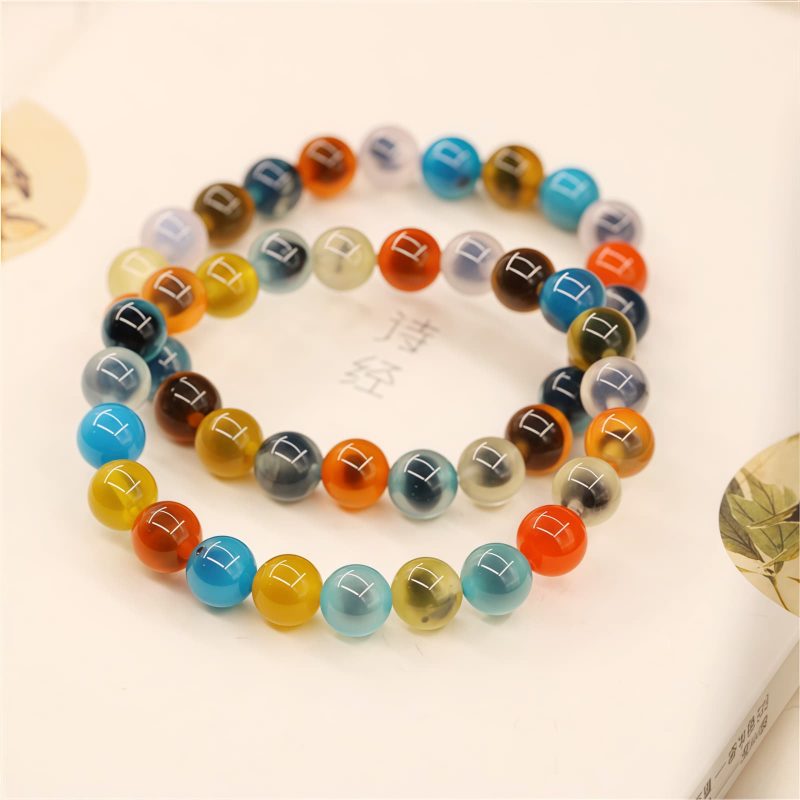 Colorful Candy Agate Bracelet Colorful Candy Agate Bracelet