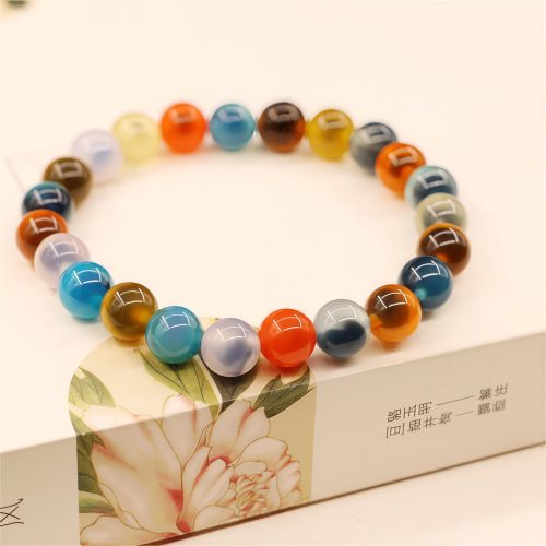 Pulseira de Ágata Candy: Equilíbrio Emocional e Estilo Atemporal Pulseira de Ágata Candy: Equilíbrio Emocional e Estilo Atemporal