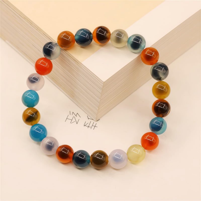 Colorful Candy Agate Bracelet Colorful Candy Agate Bracelet