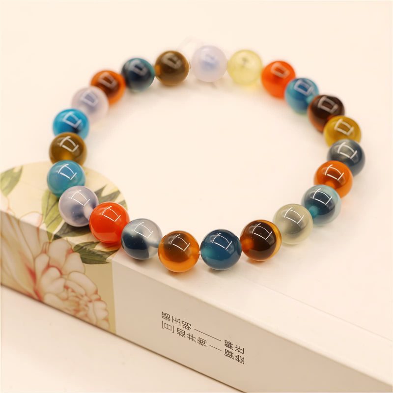 Colorful Candy Agate Bracelet Colorful Candy Agate Bracelet
