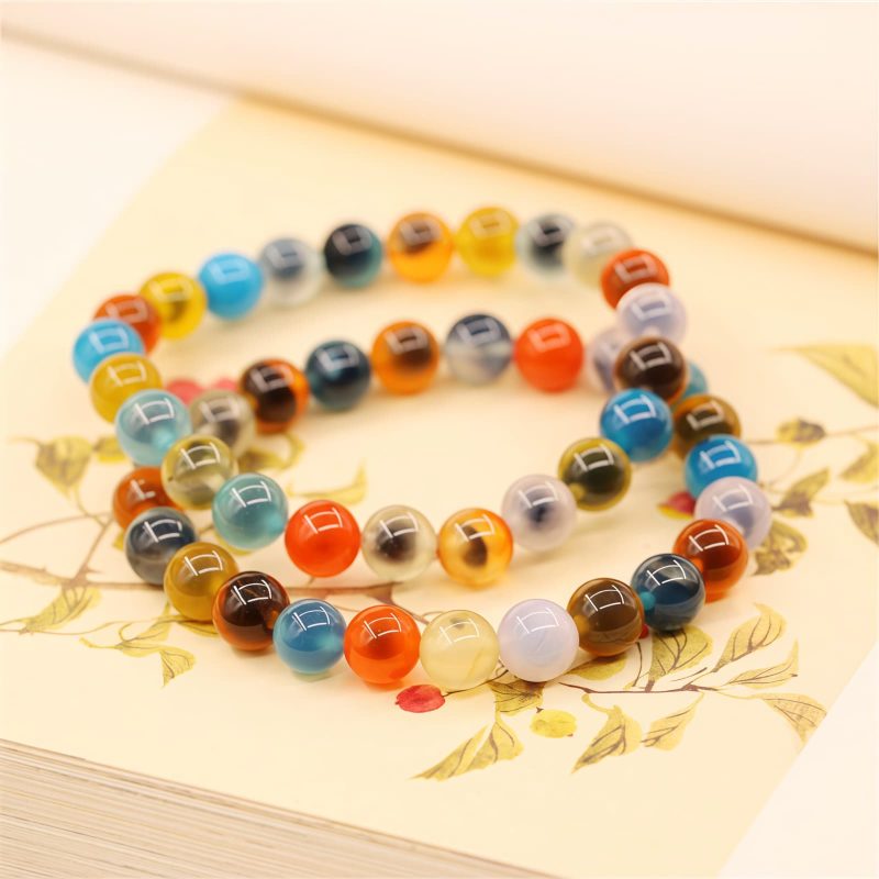 Colorful Candy Agate Bracelet Colorful Candy Agate Bracelet