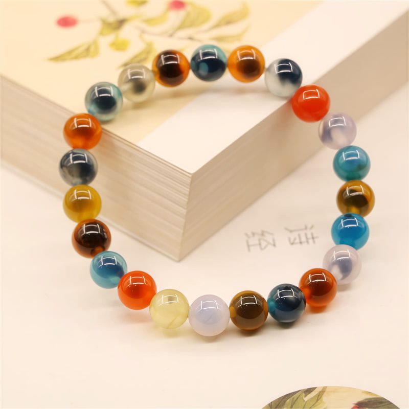Colorful Candy Agate Bracelet Colorful Candy Agate Bracelet