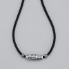 999 Sterling Silver Nine-Eye Dzi Bead Protection Necklace Pendant 999 Sterling Silver Nine-Eye Dzi Bead Protection Necklace Pendant