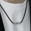 999 Sterling Silver Nine-Eye Dzi Bead Protection Necklace Pendant 999 Sterling Silver Nine-Eye Dzi Bead Protection Necklace Pendant