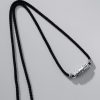 999 Sterling Silver Nine-Eye Dzi Bead Protection Necklace Pendant 999 Sterling Silver Nine-Eye Dzi Bead Protection Necklace Pendant