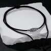 999 Sterling Silver Nine-Eye Dzi Bead Protection Necklace Pendant 999 Sterling Silver Nine-Eye Dzi Bead Protection Necklace Pendant