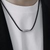 999 Sterling Silver Nine-Eye Dzi Bead Protection Necklace Pendant 999 Sterling Silver Nine-Eye Dzi Bead Protection Necklace Pendant