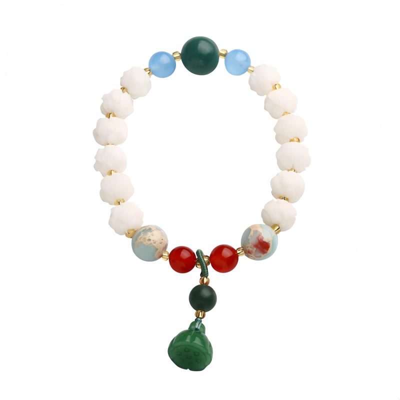 Bodhi Seed Carved Peace Bracelet Bodhi Seed Carved Peace Bracelet