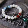 Bodhi Seed Carved Peace Bracelet Bodhi Seed Carved Peace Bracelet