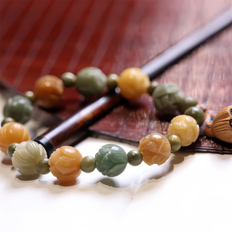 Bodhi Seed Green Sandalwood Harmony Bracelet Bodhi Seed Green Sandalwood Harmony Bracelet
