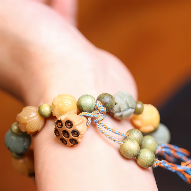 Bodhi Seed Green Sandalwood Harmony Bracelet Bodhi Seed Green Sandalwood Harmony Bracelet