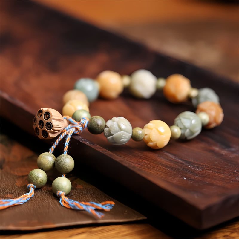 Bodhi Seed Green Sandalwood Harmony Bracelet Bodhi Seed Green Sandalwood Harmony Bracelet