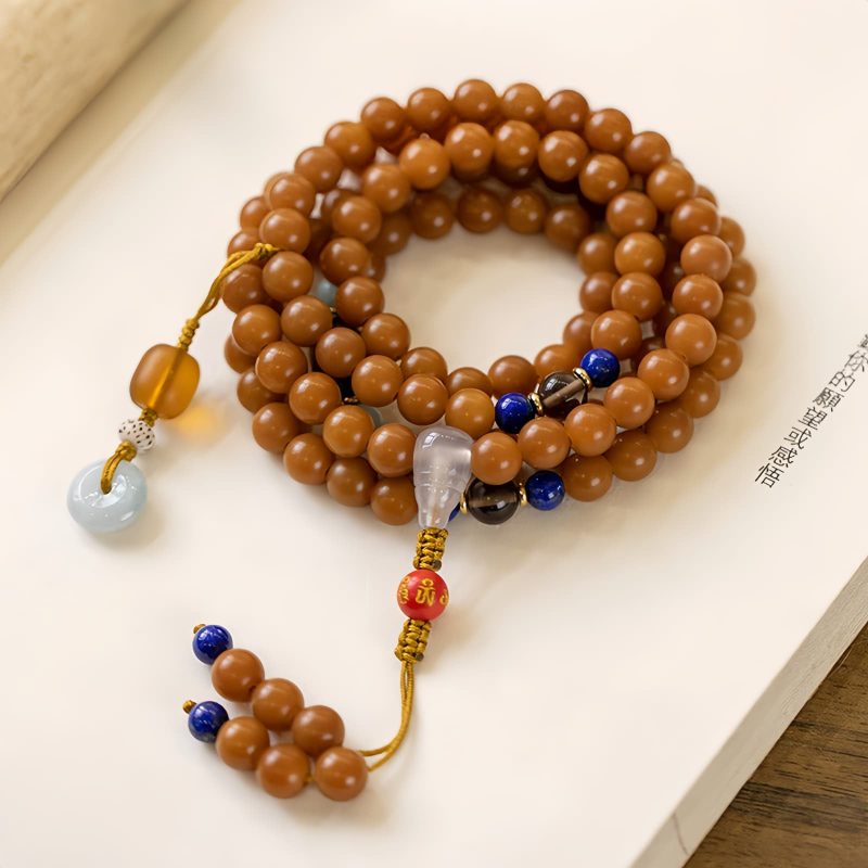 Bodhi Seed 108 Beads Meditation Mala Bracelet Bodhi Seed 108 Beads Meditation Mala Bracelet