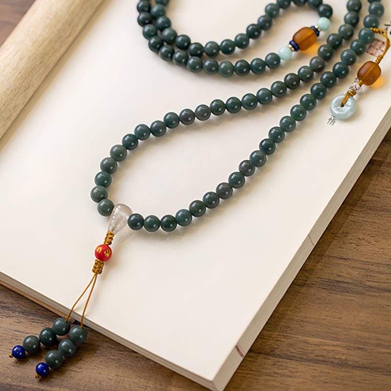 Bodhi Seed 108 Beads Meditation Mala Bracelet Bodhi Seed 108 Beads Meditation Mala Bracelet