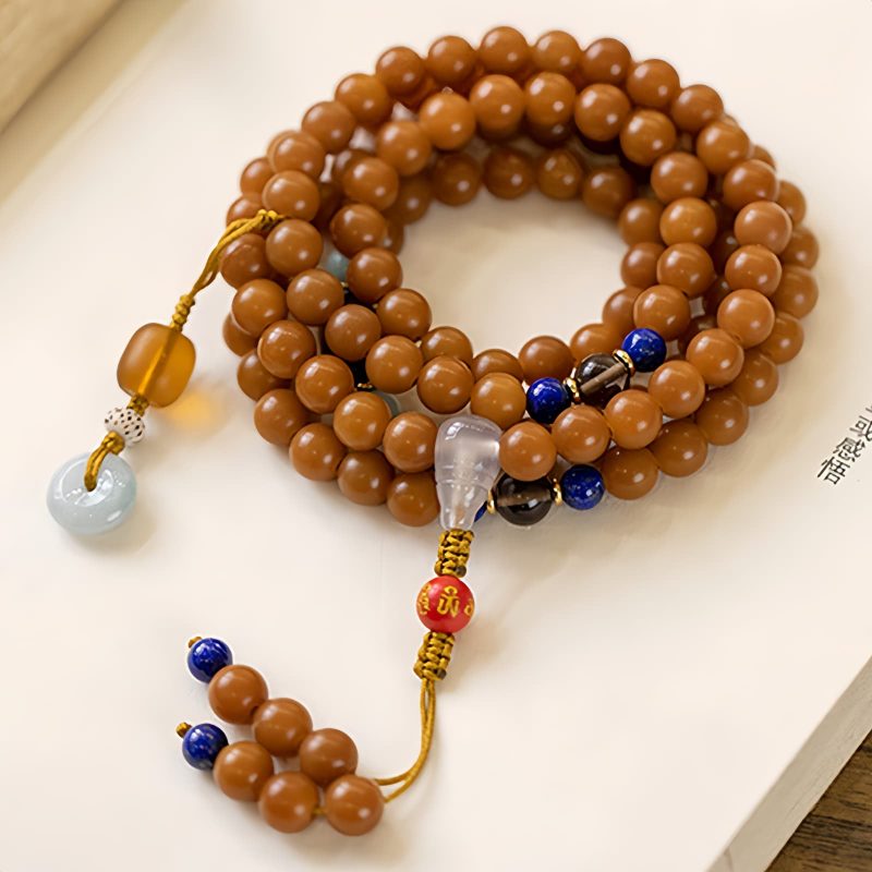 Bodhi Seed 108 Beads Meditation Mala Bracelet Bodhi Seed 108 Beads Meditation Mala Bracelet