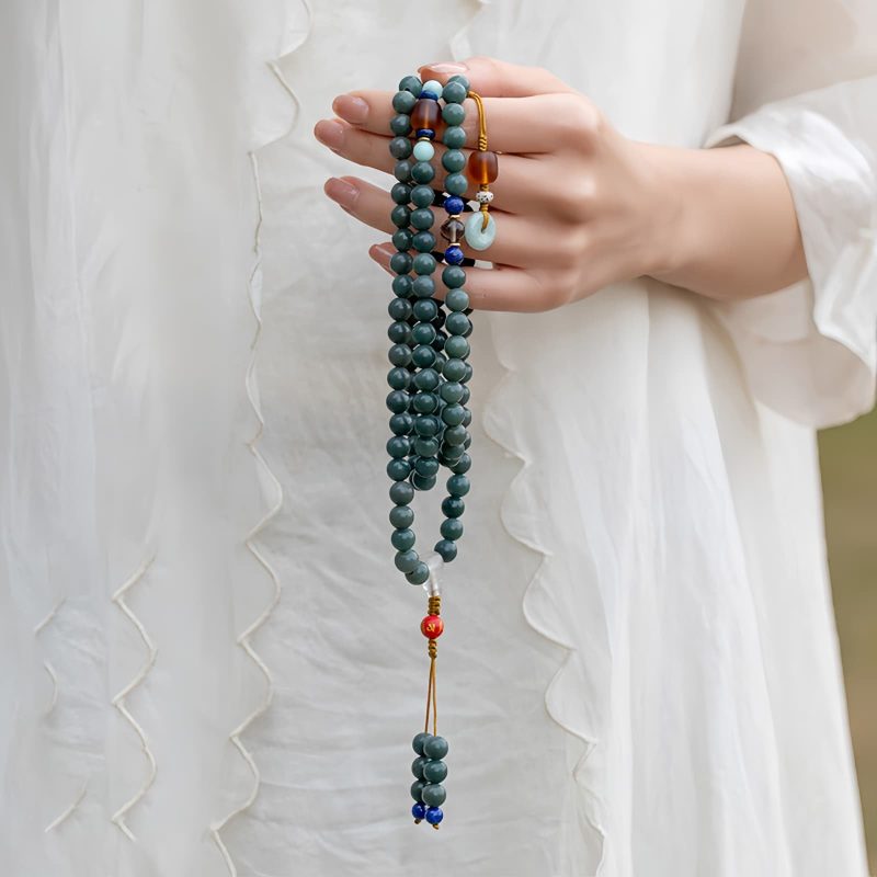 Bodhi Seed 108 Beads Meditation Mala Bracelet Bodhi Seed 108 Beads Meditation Mala Bracelet
