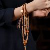 Bodhi Seed Red Agate Wisdom Mala Bracelet Bodhi Seed Red Agate Wisdom Mala Bracelet