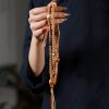 Bodhi Seed Red Agate Wisdom Mala Bracelet Bodhi Seed Red Agate Wisdom Mala Bracelet