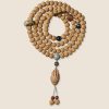 Bodhi Seed Three-eyed Dzi Bead Wealth Bracelet Bodhi Seed Three-eyed Dzi Bead Wealth Bracelet