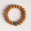 Bodhi Seed Three-eyed Dzi Bead Wealth Bracelet Bodhi Seed Three-eyed Dzi Bead Wealth Bracelet