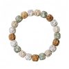 Pulsera de la Riqueza con Semillas de Bodhi Multicolor Colorful Bodhi Seed Wealth Bracelet