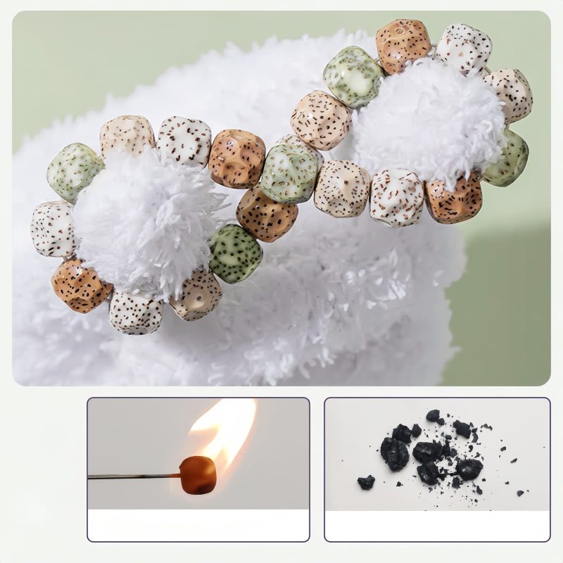 Pulsera de la Riqueza con Semillas de Bodhi Multicolor Colorful Bodhi Seed Wealth Bracelet