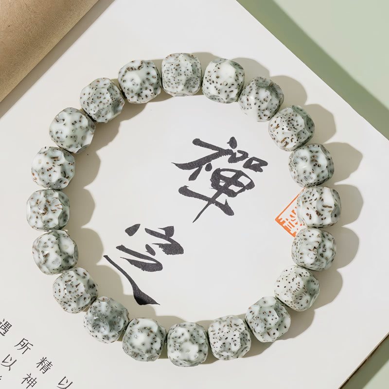 Pulsera de la Riqueza con Semillas de Bodhi Multicolor Colorful Bodhi Seed Wealth Bracelet