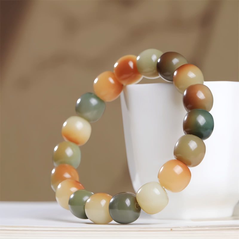 Colorful Bodhi Seed Peace Bracelet Colorful Bodhi Seed Peace Bracelet
