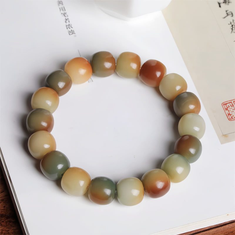 Colorful Bodhi Seed Peace Bracelet Colorful Bodhi Seed Peace Bracelet