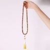 彫刻入り菩提樹の種 108玉 瞑想・念珠ブレスレット Engraved Bodhi Seed Harmony Meditation Bracelet