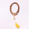 彫刻入り菩提樹の種 108玉 瞑想・念珠ブレスレット Engraved Bodhi Seed Harmony Meditation Bracelet