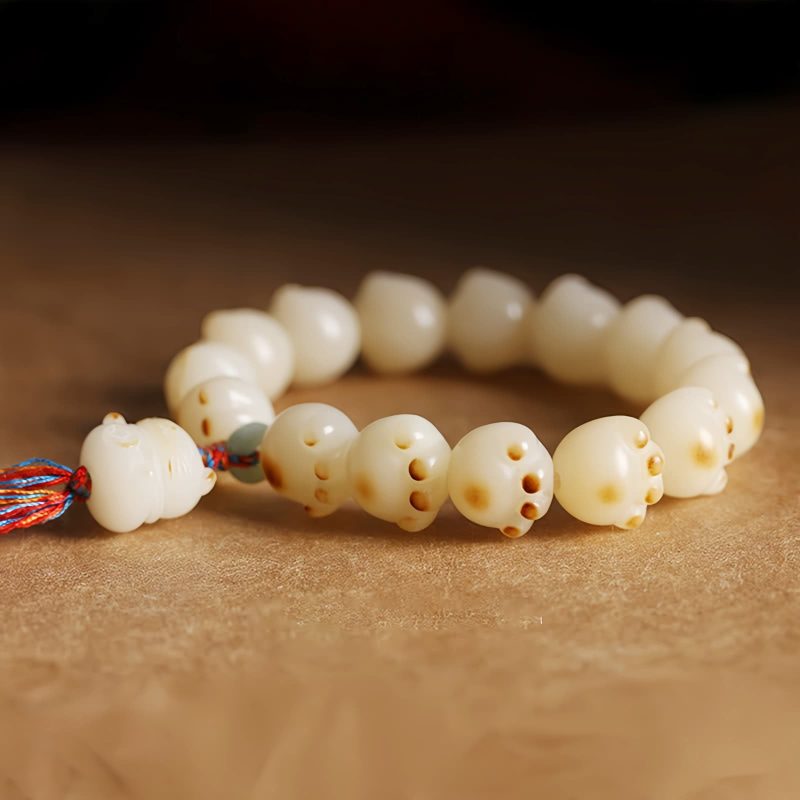 Natural Bodhi Seed Cat Paw Harmony Bracelet Natural Bodhi Seed Cat Paw Harmony Bracelet