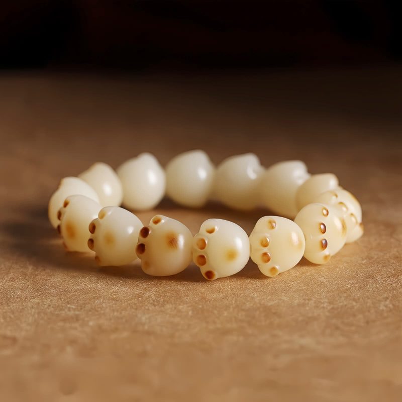 Natural Bodhi Seed Cat Paw Harmony Bracelet Natural Bodhi Seed Cat Paw Harmony Bracelet