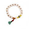 Natural Bodhi Seed Lotus Bracelet with Red Agate Natural Bodhi Seed Lotus Bracelet with Red Agate