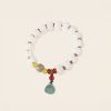 Natural Bodhi Seed Lotus Bracelet with Red Agate Natural Bodhi Seed Lotus Bracelet with Red Agate