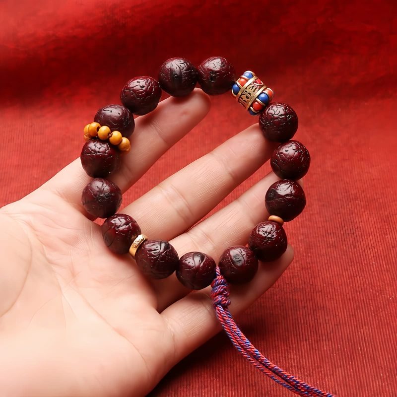 Natural Bodhi Seed Peace Bracelet Natural Bodhi Seed Peace Bracelet
