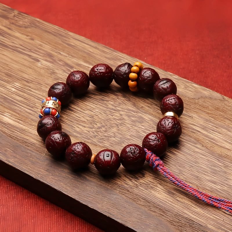 Natural Bodhi Seed Peace Bracelet Natural Bodhi Seed Peace Bracelet